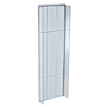 AZAR DISPLAYS 13.5"W x 44"H Pegboard Powerwing Display 700350-CLR